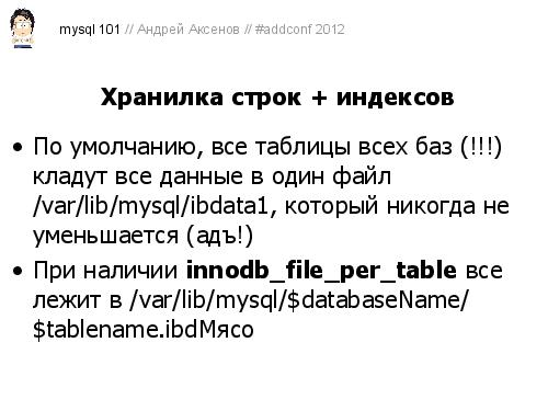 Как готовить MySQL (Андрей Аксенов, ADD-2012).pdf