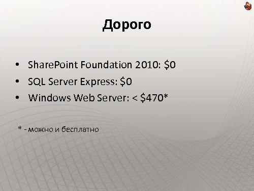 Как сделать интернет-сайт на SharePoint и не передумать на полпути (Владимир Колесников, ADD-2011).pdf