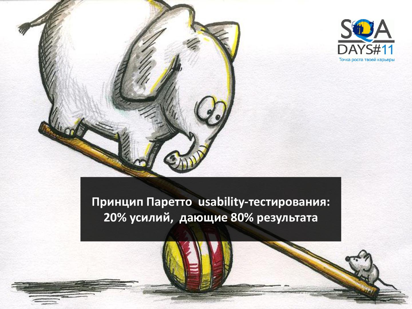Файл:Принцип Паретто usability-тестирования. 20% усилий, дающие 80% результата (Анна Северинко, SQADays-11) .pdf